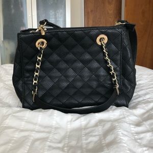 Black Quilted Purse